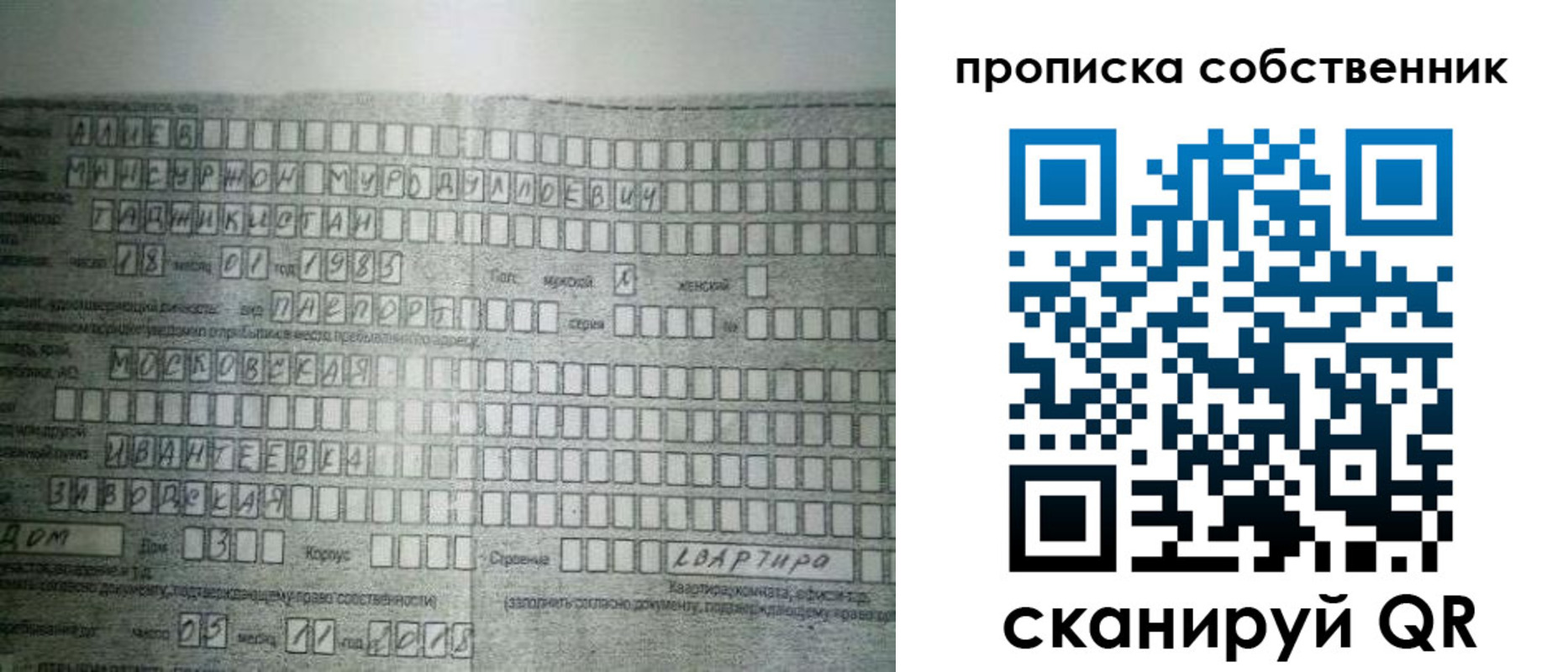 прописка в Емве